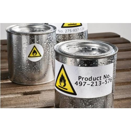 Avery Zweckform L4718 - Polyester - matt - permanenter Klebstoff - weiß - 70 x 37 mm 480 Etikett(en) (20 Bogen x 24) Etiketten (L4718-20) afbeelding 1