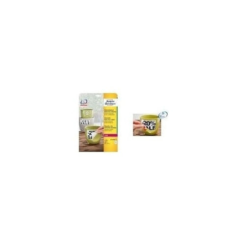 Avery Zweckform Wiederablösbare Disketten-Etiketten L4774REV-20 - Entfernbarer Klebstoff - weiß - 99,1 x 139 mm 80 Etikett(en) (20 Bogen x 4) Diskettenetiketten (L4774REV-20) afbeelding 1