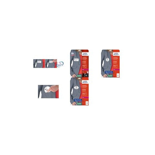 Avery L4881-20 selbstklebendes Etikett Rund Entfernbar Weiß 160 Stück(e) (L4881-20) afbeelding 1
