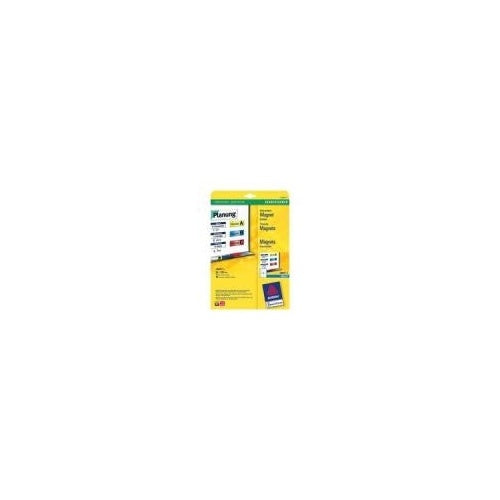 Avery Printable Magnets - Magnetische Etiketten - weiß - 50 x 140 mm - 40 Stck. (5 Bogen x 8) (J8875-5) afbeelding 1