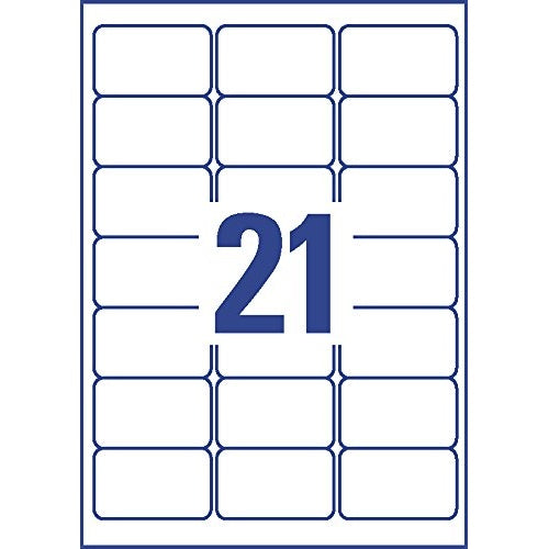 Avery - Adressetiketten - weiß - 25 Stck. 21) (L7560-25) afbeelding 3