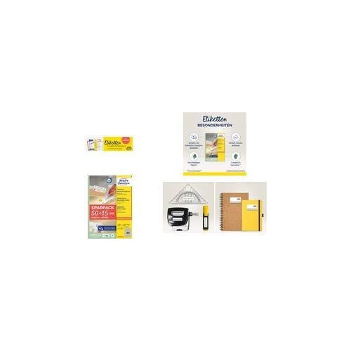 Avery-Zweckform L4744REV-65 Universal-Etiketten 96 x 50.8 mm Papier Weiß 65 Blatt Wiederablösbar Tintenstrahldrucker, Laserdrucker, Farblaserdrucker, Kopierer, (L4744REV-65) afbeelding 1