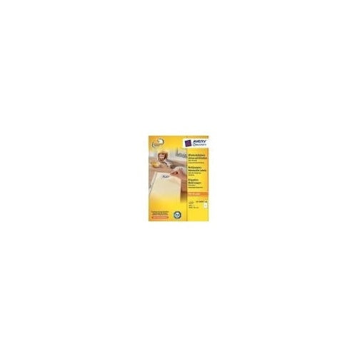 Avery L4737REV-100 - Weiß - Abgerundetes Rechteck - 63.5 x 29.6 mm - A4 - Papier - Universal (L4737REV-100) afbeelding 1