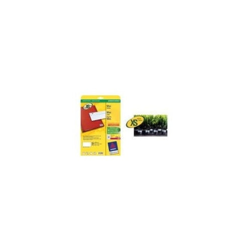 Avery Zweckform L7658 - Permanentklebeetiketten - weiß - 25,4 x 10 mm - 4725 Etikett(en) (25 Bogen x 189) (L7658-25) afbeelding 1