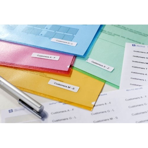 Avery - Etiketten - weiß - 46 x 11,1 mm - 2100 Etikett(en) (25 Bogen x 84) (L7656-25) afbeelding 3