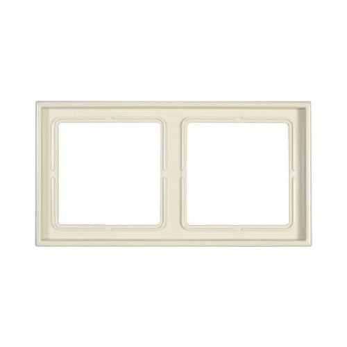 JUNG 2fach Rahmen LS 990 Creme-Weiß LS982W (LS982W) afbeelding 1