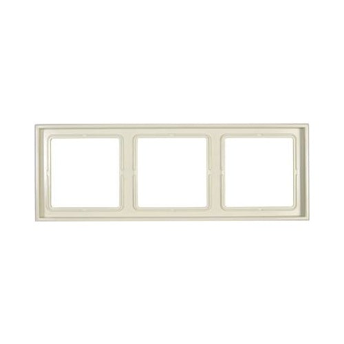 JUNG 3fach Rahmen LS 990 Creme-Weiß LS983W (LS983W) afbeelding 1