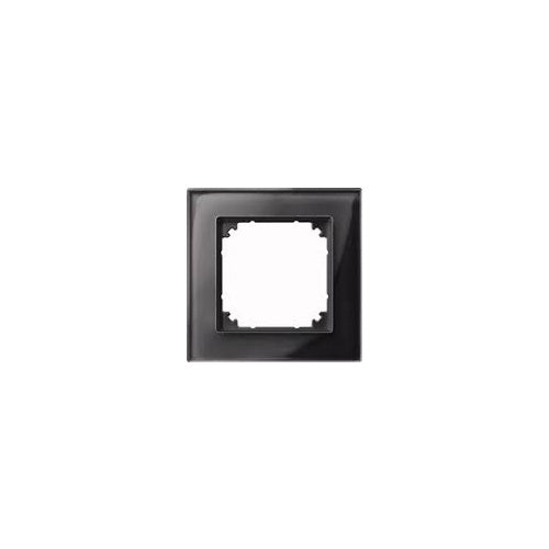 Merten 1fach Rahmen System M, M-Plan Schwarz 489103 (489103) afbeelding 1