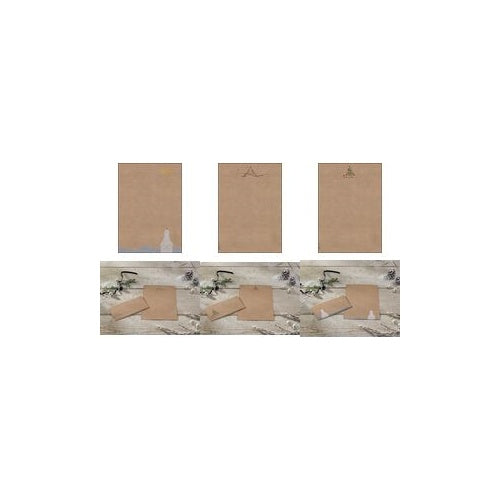 Weihnachtsbriefpapier Christmas Tree Motiv DIN A4 100 g/qm Blatt - 100 g/m² - A4 (DP412) afbeelding 1