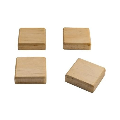 4 SIGEL Magnete braun 3,3 x 3,3 x 0,9 cm (BA211) afbeelding 1
