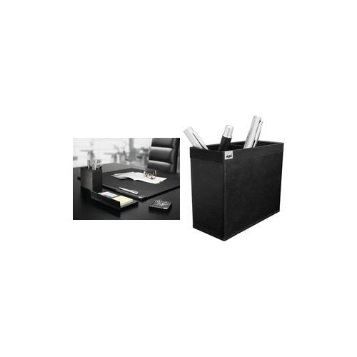sigel Stifteköcher "cintano:S", saphirschwarz aus Lederimitat, mit Soft-Touch Beschichtung (SA535) afbeelding 1