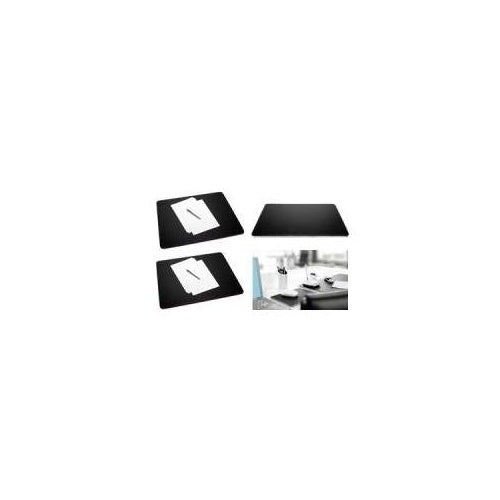 sigel Schreibunterlage EYE:STYLE, 600 x 450 mm, black-white hochwertiges Lederimitat, trendige Form mit runden Ecken (SA106) afbeelding 1