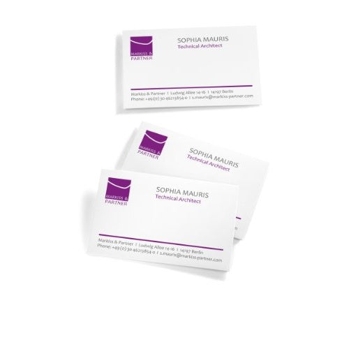 Sigel Business Card DP939 - Visitenkarten - hochwhite - 85 x 55 mm - 200 g/m2 - 600 Karte(n) (60 Bogen x 10) (DP939) afbeelding 3