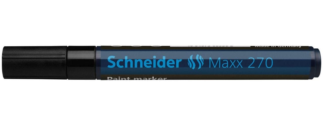 Schneider Schreibgeräte Maxx 270 - Schwarz - Schwarz - Blau - Medium - Rundspitze - 1 mm - 3 mm (127001) afbeelding 1