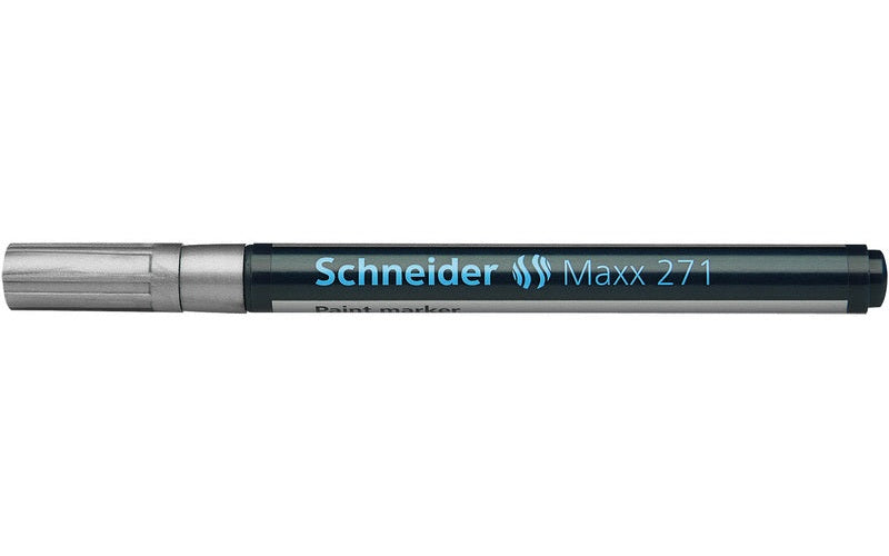 Schneider Lakmarker Maxx 271 1-2mm Zilver 10 Stuks afbeelding 1