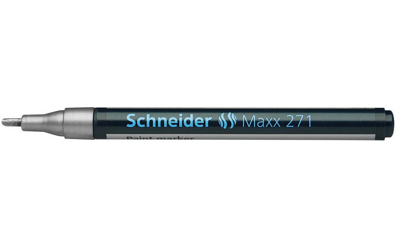 Schneider Lakmarker Maxx 271 1-2mm Zilver 10 Stuks afbeelding 3