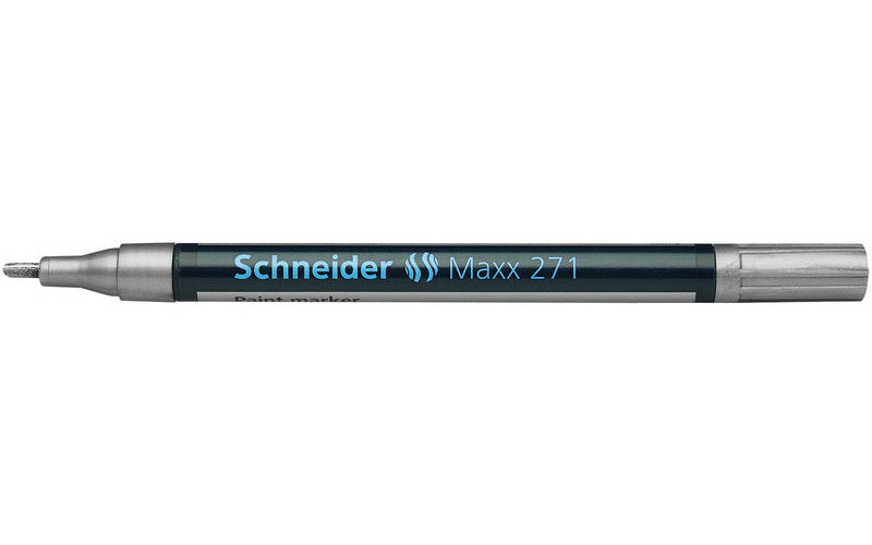 Schneider Lakmarker Maxx 271 1-2mm Zilver 10 Stuks afbeelding 4