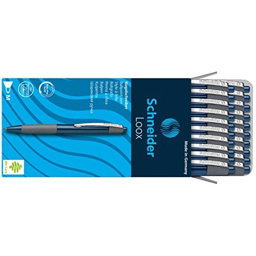 Schneider Loox - Anklippbarer versenkbarer Stift - Blau - Blau - Medium - Edelstahl - Metall (135503) - 4004675027948 - image 5