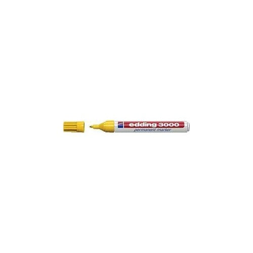 Edding 3000 Permanent-Marker Rundspitze Gelb 10 Stück(e) (4-3000005) afbeelding 1