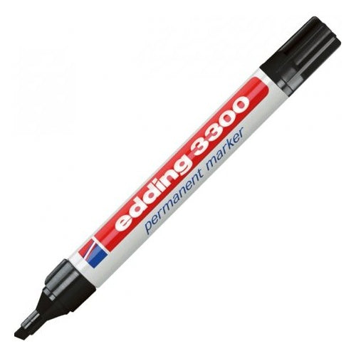 EDDING 3300 Permanentmarker schwarz 1,0 - 5,0 mm - 10 Stück (4-3300001) afbeelding 1