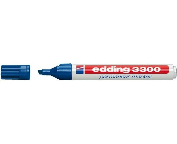 EDDING 3300 Permanentmarker blau 1,0 - 5,0 mm - 10 Stück (4-3300003) afbeelding 1