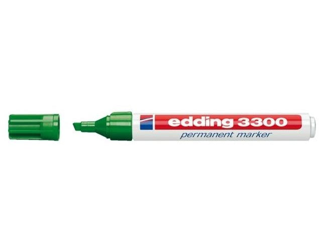 EDDING 3300 Permanentmarker grün 1,0 - 5,0 mm - 10 Stück (4-3300004) - 4004764432608 - image 1