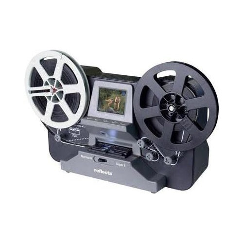 Reflecta Super 8 Normal 8 Filmscanner 1440 x 1080 Pixel Super 8 Rollfilme, Normal 8 Rollfilme, TV-Ausgang, Speicherkarten-Steckplatz, Display, Digitalisierung (66040) afbeelding 1