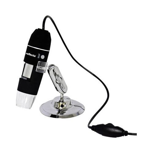 Reflecta DigiMicroscope USB 200 - Mikroskop - Farbe - 2 MP - USB 2.0 - AVI afbeelding 1