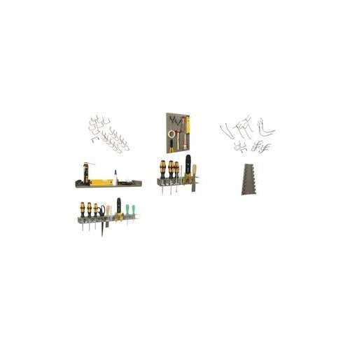 allit Werkzeuglochwand "StorePlus Flex M 152,40cm (60"), grau mit Euro-Lochung für alle gängigen Haken und Halter, - 1 Stück (455015) afbeelding 1