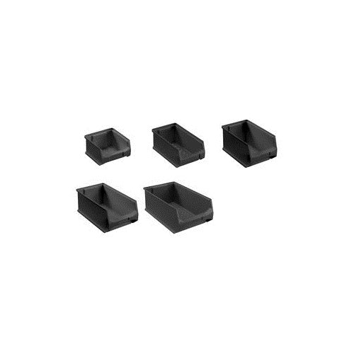 allit Sichtlagerkasten ProfiPlus GripBox 5, ESD, schwarz Größe 5, elektrisch ableitfähig, hohe Belastbarkeit, - 1 Stück (456142) afbeelding 1