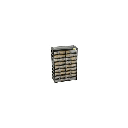 Allit Kleinteilemagazin VarioPlus Basic 54, 33 Fächer Kunststoffgehäuse, Außenmaße: (B)305 x (T)170 x (H)435 mm, - 1 Stück (458120) - 4005187581201 - image 1