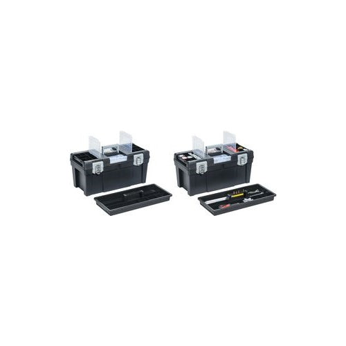 allit Werkzeugkoffer McPlus Promo >S< 23, PP, schwarz unbestückt, 2 herausnehmbare Sortimentskästen und Bit - 1 Stück (476221) - 4005187762211 - image 1