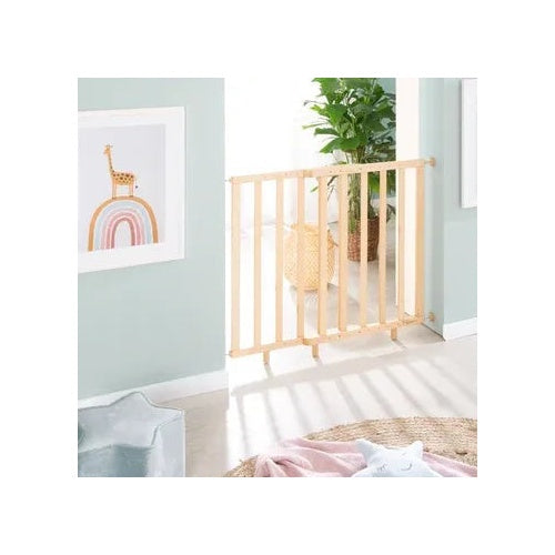 Barriere de sécurité bébé - ROBA - Pour porte et escalier - De 62 a 105 cm - Bois naturel - 4005317236162 - image 4