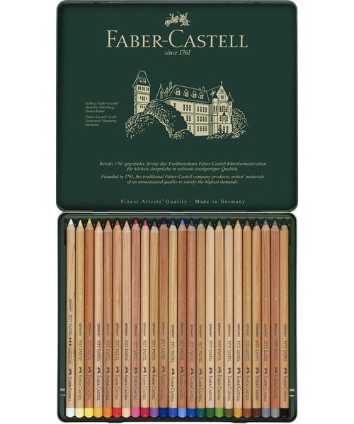 Faber Castell FC-112124 Pastelpotlood Faber-Castell Pitt Metalen Etui A 24 Stuks afbeelding 4