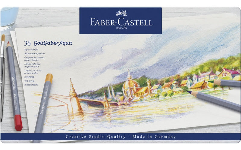 Faber Castell FC-114636 Aquarelkleurpotlood Faber-Castell Goldfaber Etui 36 Stuks afbeelding 1
