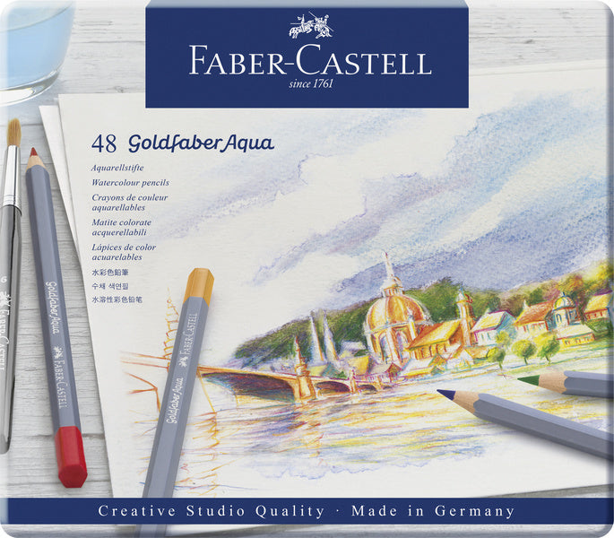 Faber-Castell Watercolor Pencil Goldfaber Case of 48 Pieces FC-114648