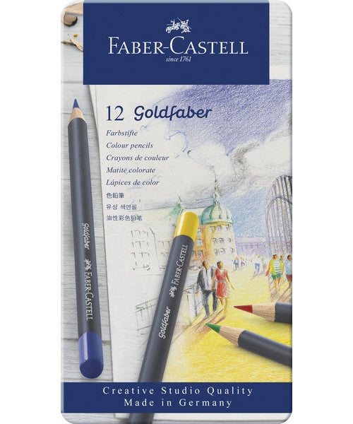 Faber Castell FC-114712 Kleurpotlood Faber-Castell Goldfaber Etui à 12 Stuks afbeelding 1