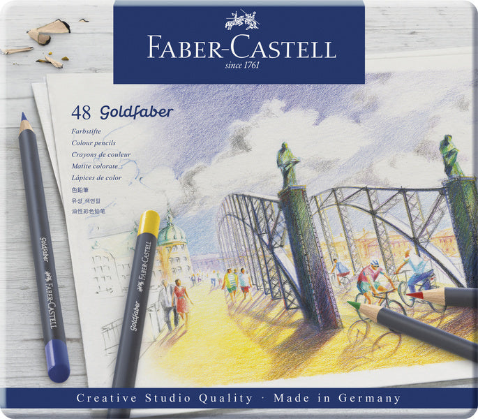Faber-Castell Colored Pencils Goldfaber Case of 48 Pieces FC-114748