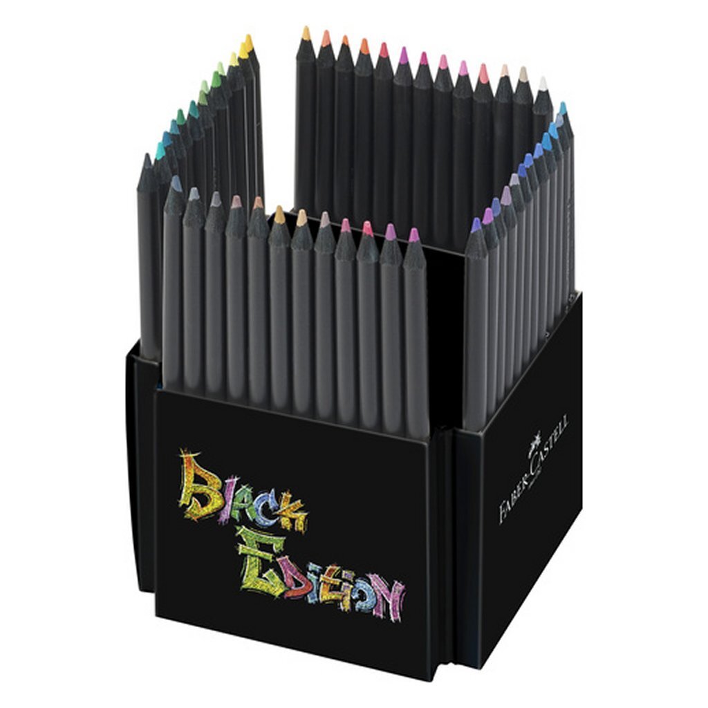 Faber-Castell Black Edition Colored Pencils Set 50 Pieces FC-116450