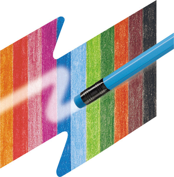Faber Castell FC-116612 Erasable Colored Pencils Case with 12 Pieces