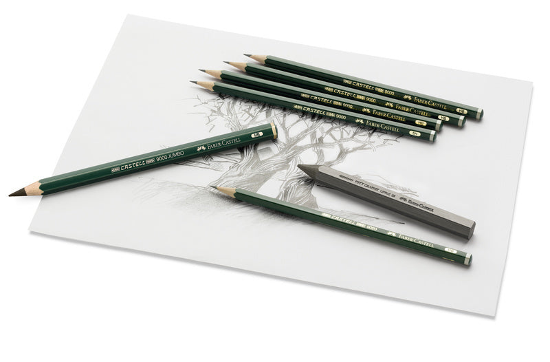 Faber Castell FC-119063 Pencil 9000 Tin Case with 6 Pieces