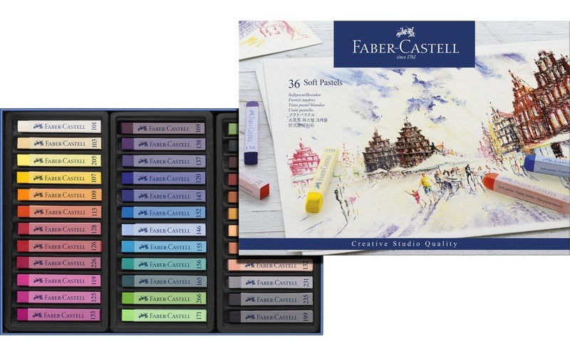 Faber Castell FC-128336 Pastelkrijt Creative Studio Softpastel 36 Delig Etui afbeelding 2