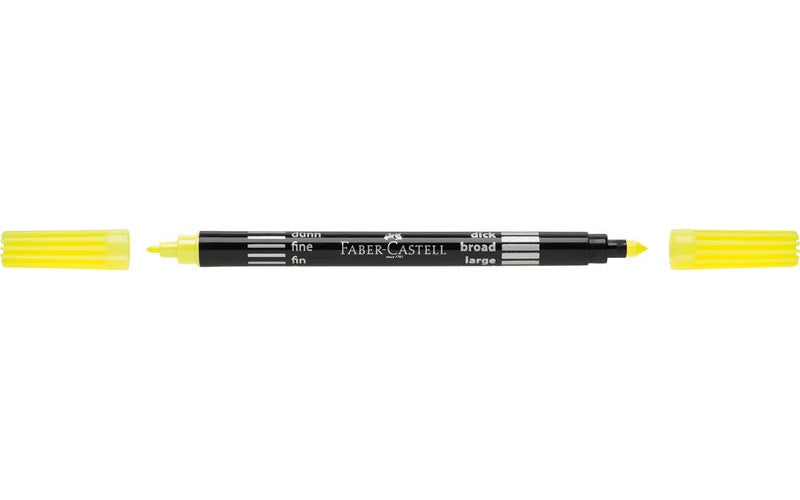 Faber Castell FC-151109 Viltstiften Duo Neon Kleuren In Etui 10 Stuks afbeelding 2