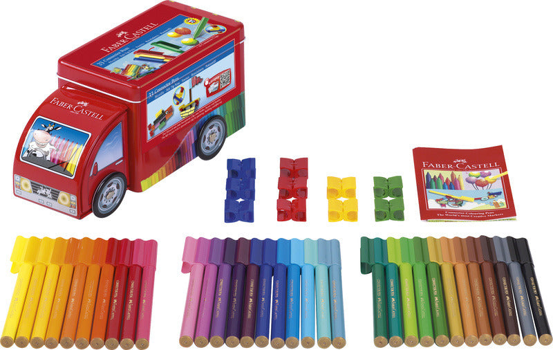 Faber-Castell Connector Felt-tip Pen Case of 33 Pieces FC-155533