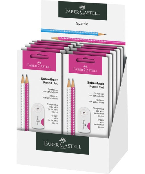 Faber Castell FC-218495 Schrijfset Faber-Castell Sparkle Wit/roze afbeelding 2