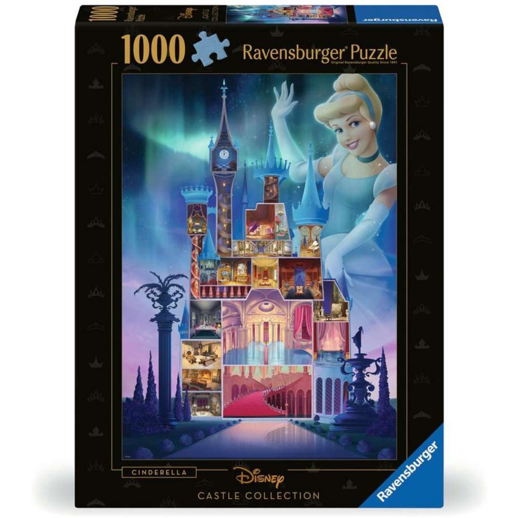 Ravensburger Puzzle Disney Castle Collection Cinderella 1000 Pieces