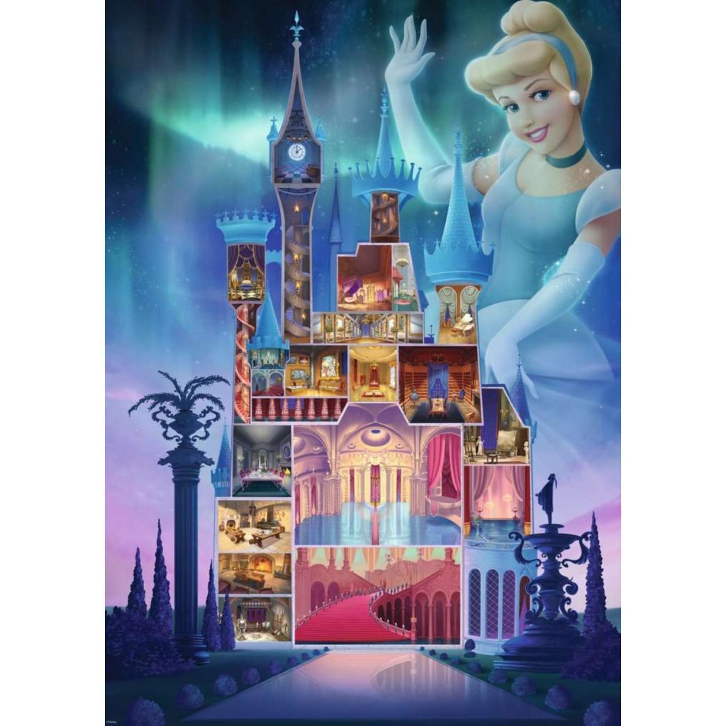 Ravensburger Puzzle Disney Castle Collection Cinderella 1000 Pieces