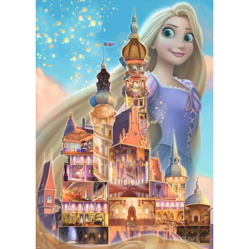 Ravensburger Puzzle Disney Castle Rapunzel 1000 Pieces
