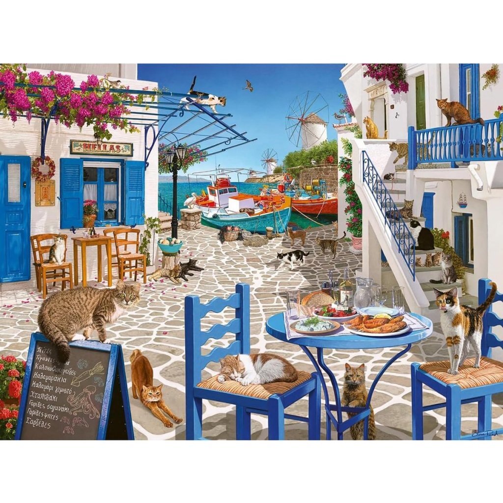 Ravensburger Cats of Mykonos 1500-Piece Puzzle