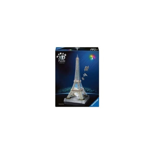 Ravensburger 3D Puzzle Iconics Eiffelturm - mit Licht 216 Teile (12008024) afbeelding 1